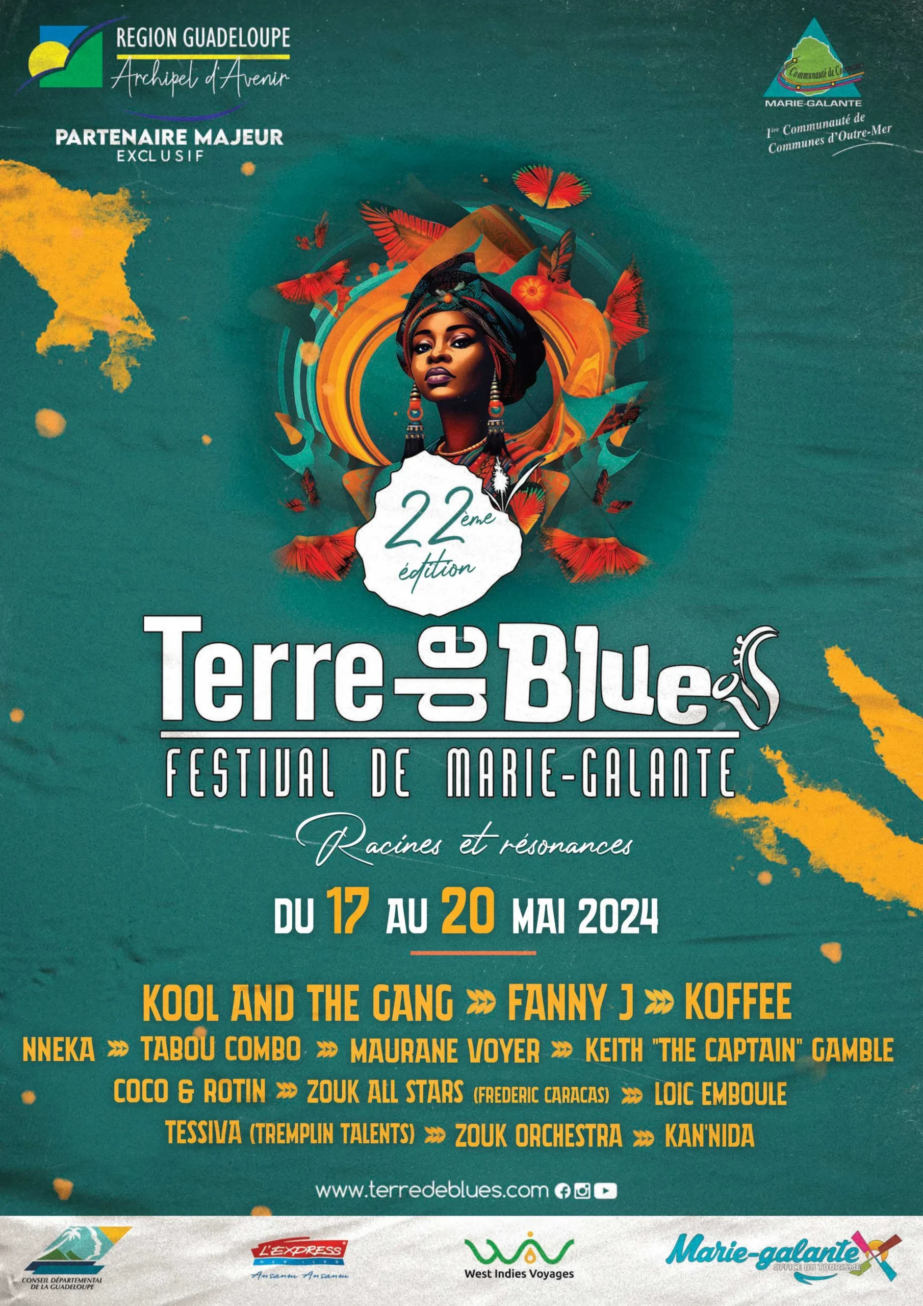 Guadeloupe. 22è édition du festival “Terre de Blues”