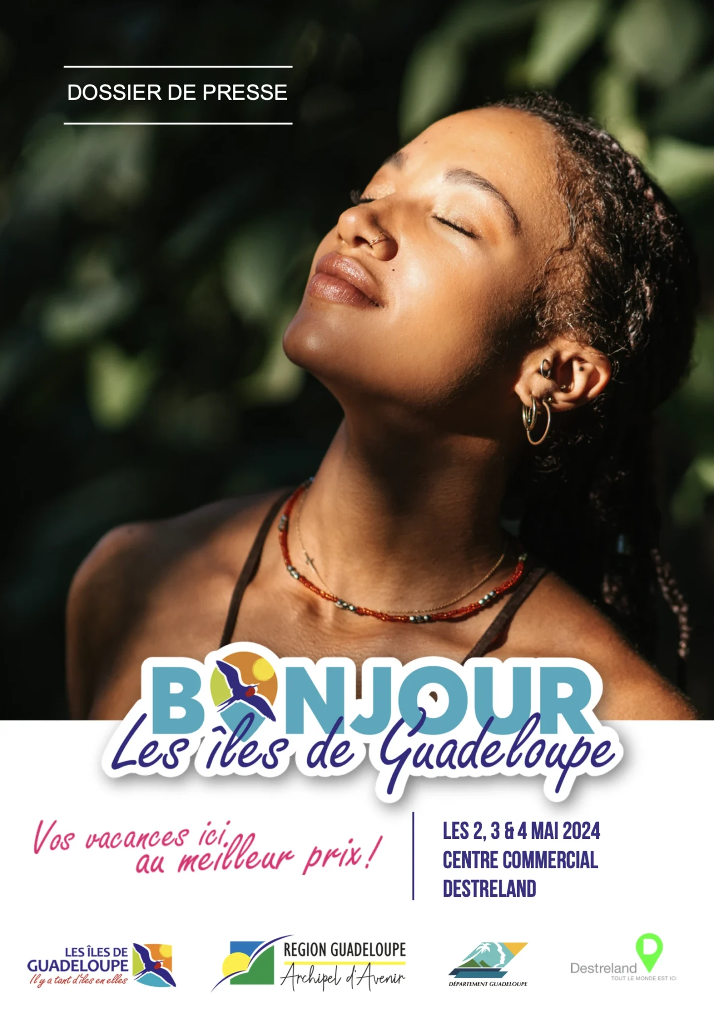 Bonjour les îles de Guadeloupe