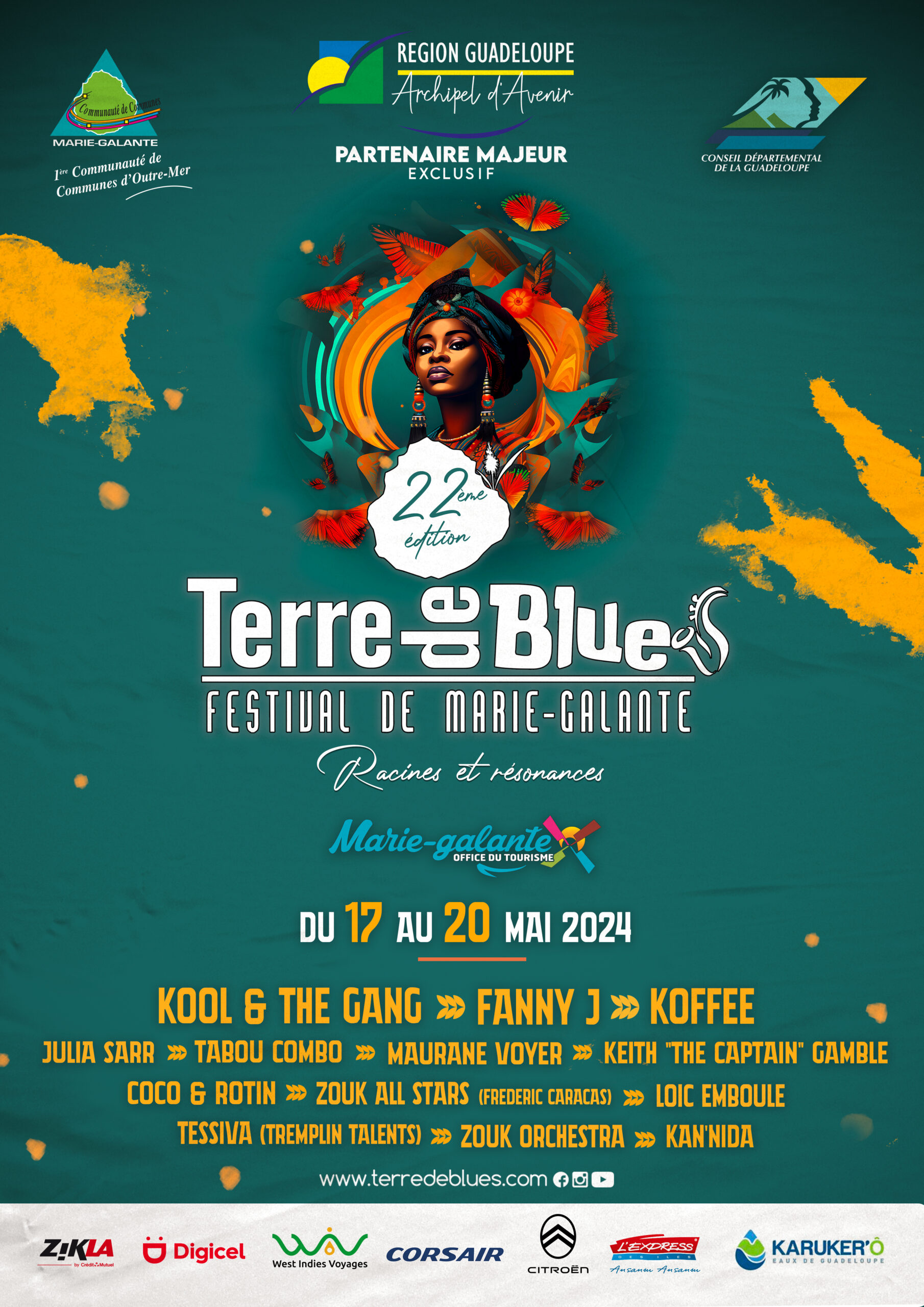 Guadeloupe. 22è édition du festival “Terre de Blues”